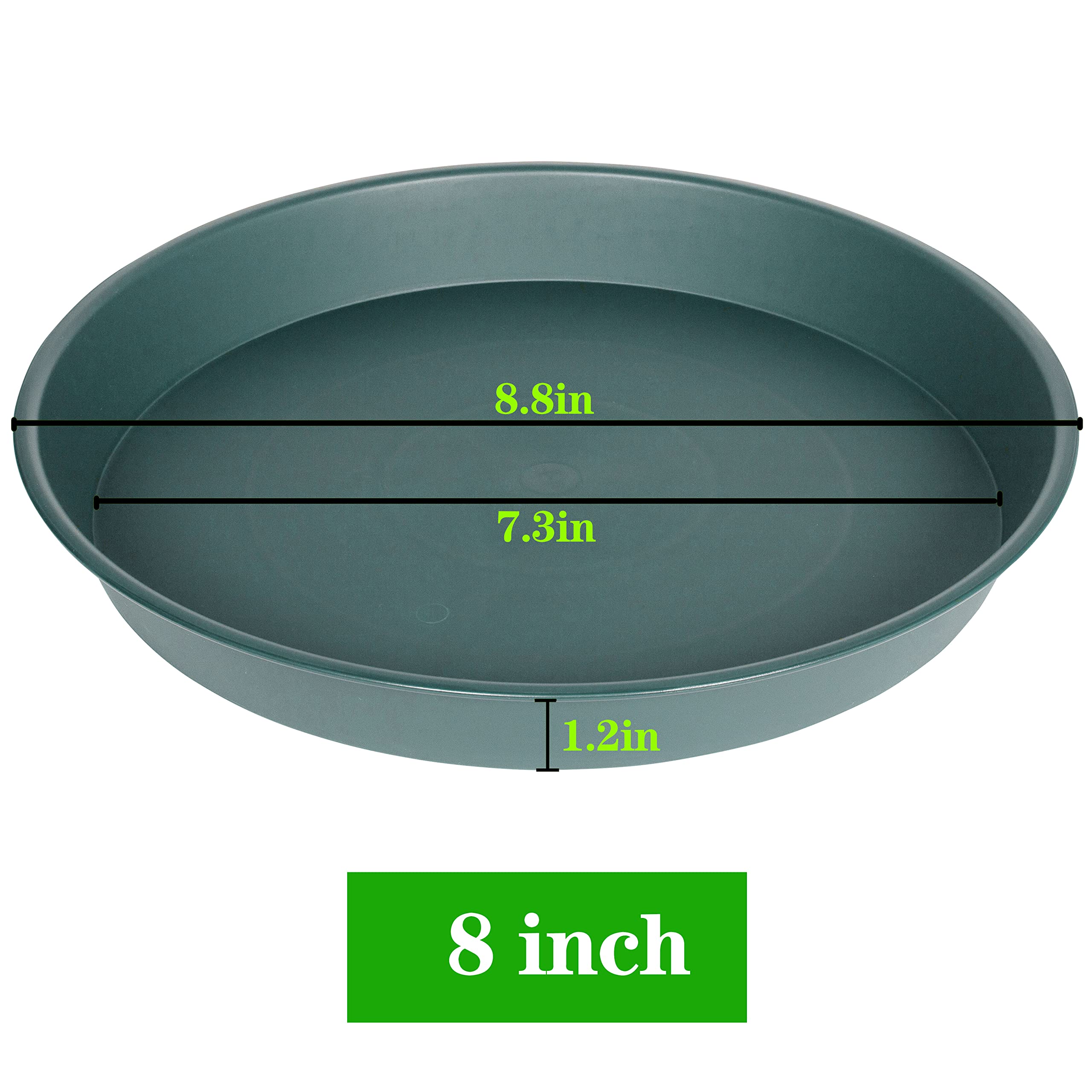 Bleuhome bird bath bowl set, 6 pack displayed
