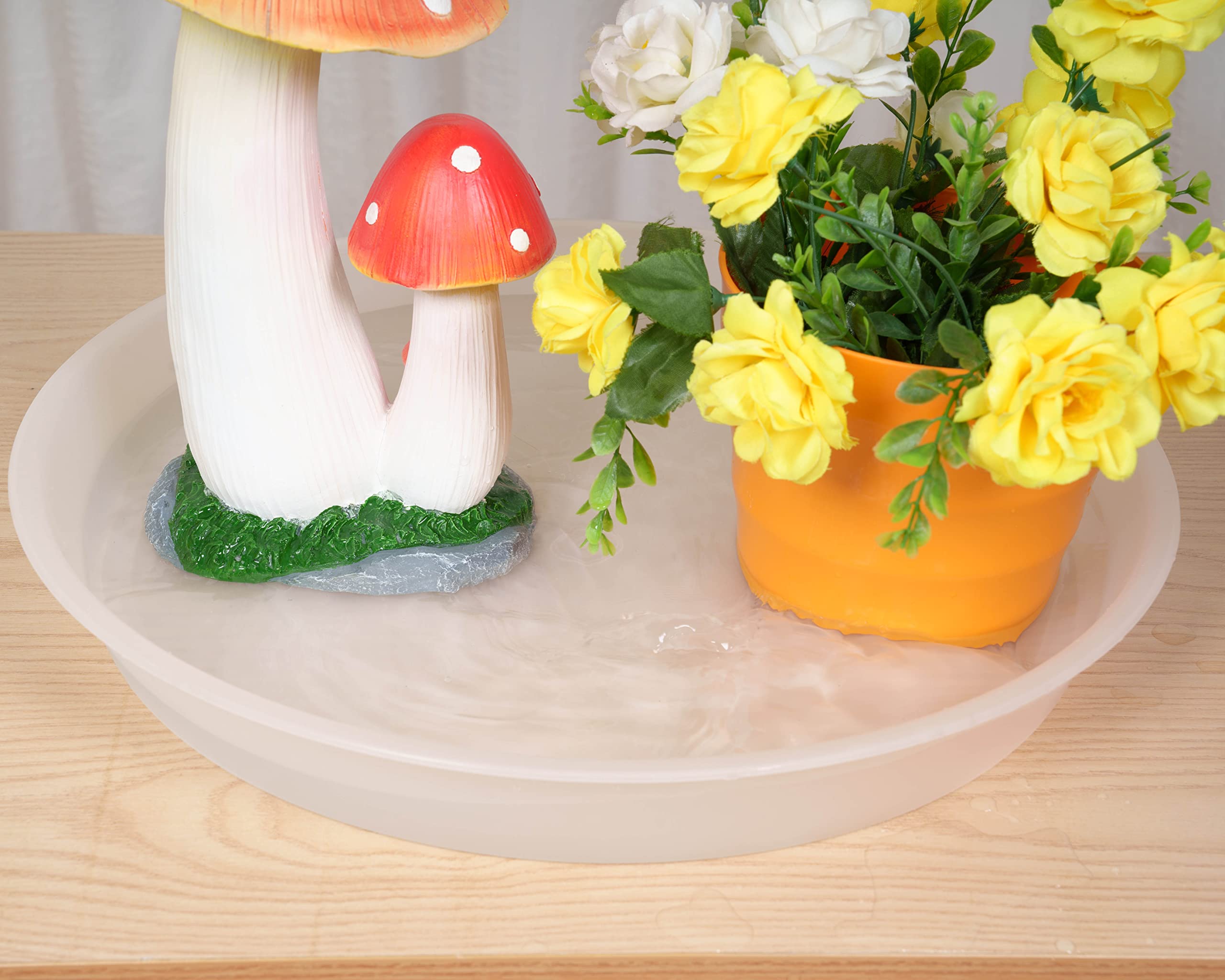 Bleuhome pack of six 12-inch plant saucers