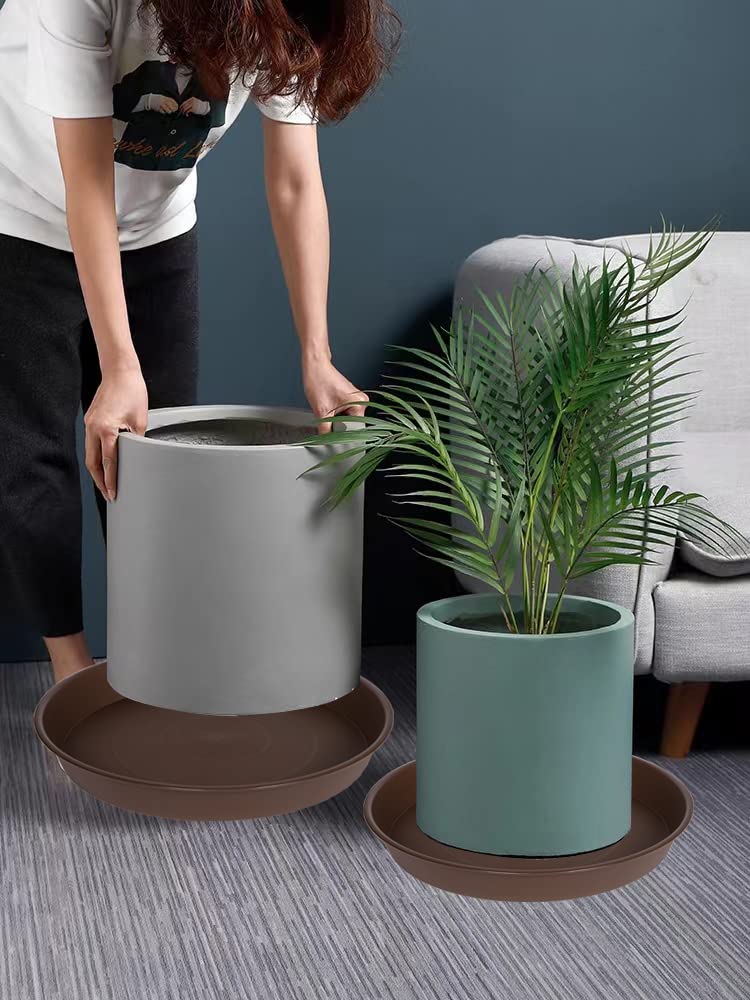 Bleuhome plant saucer showing matte finish