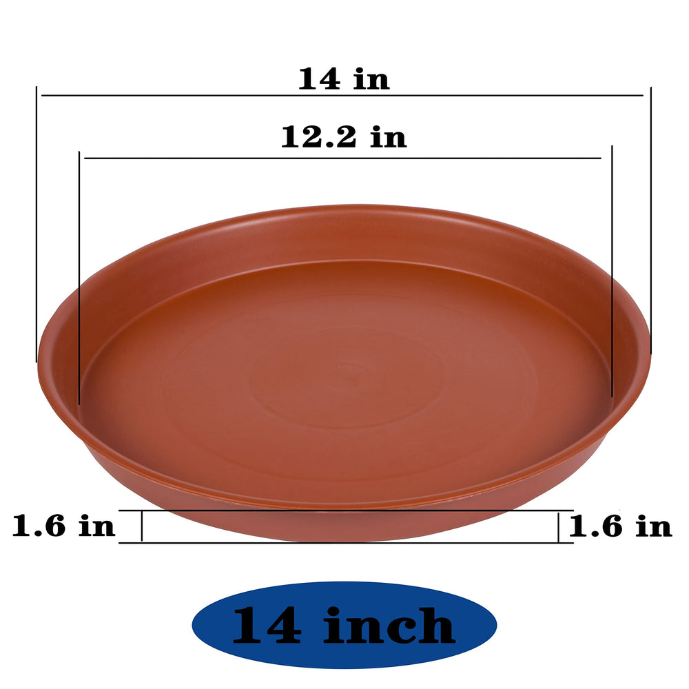 Bleuhome plant saucer showing the waterproof design