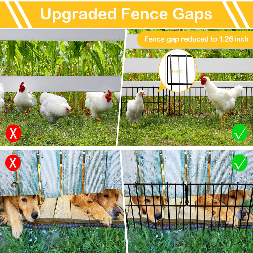 Blingluck animal barrier fence installation with snaps