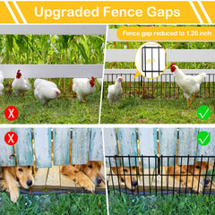 Blingluck animal barrier fence installation with snaps
