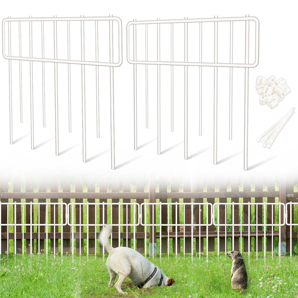 Blingluck Animal Barrier Fence white decorative panel front view