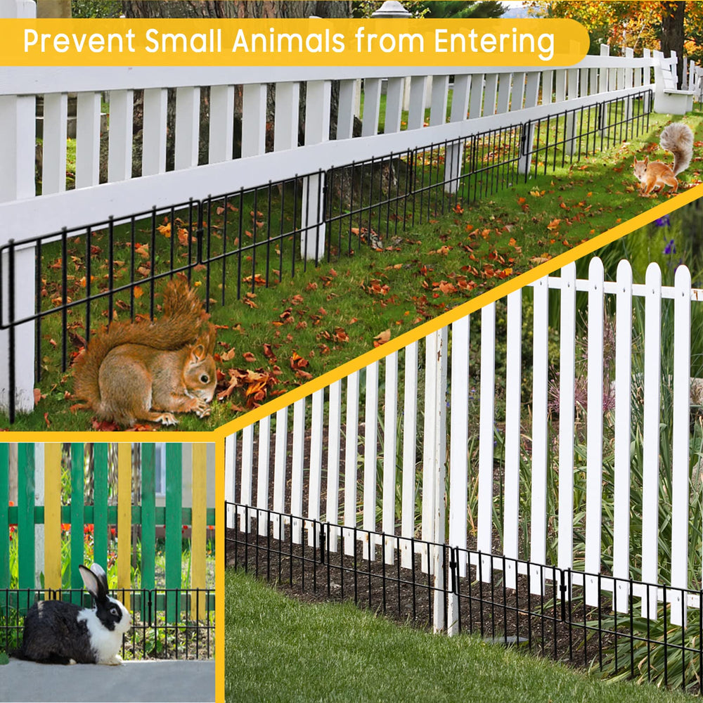 Blingluck fence installed in a garden setting