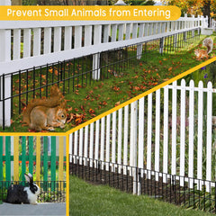 Blingluck fence installed in a garden setting