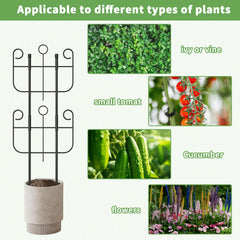 Blingluck trellis detail showing rustproof coating