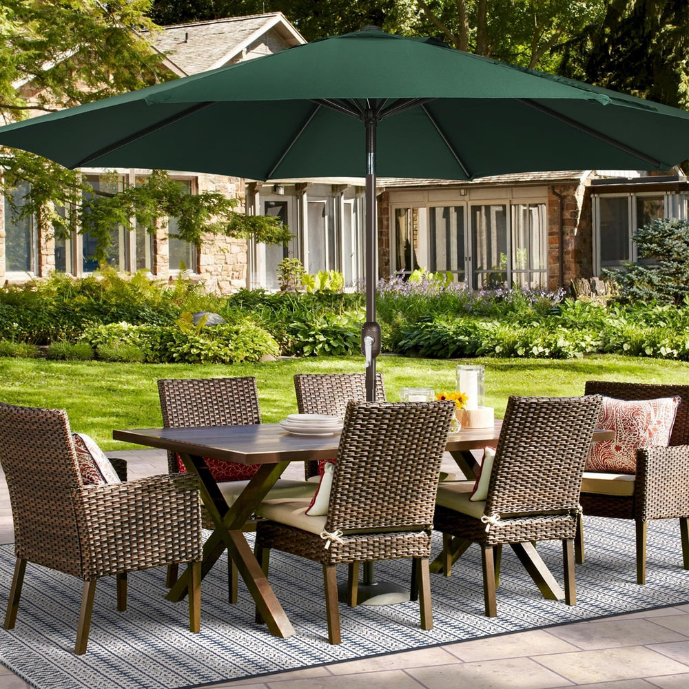 Blissun 9ft patio umbrella replacement canopy with reinforced stress points