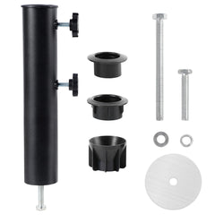 Blissun Umbrella Base Stand Tube front view with PVC sleeves