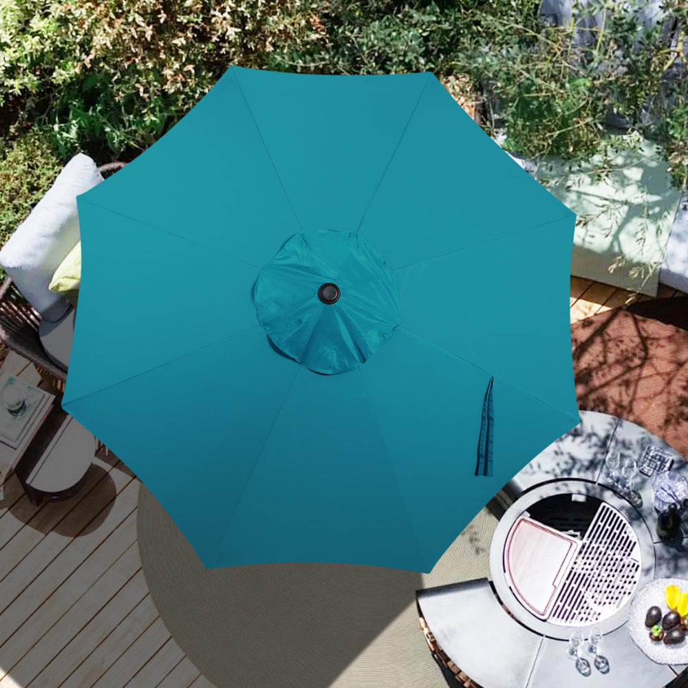 Blissun umbrella canopy dimensions with packaging details