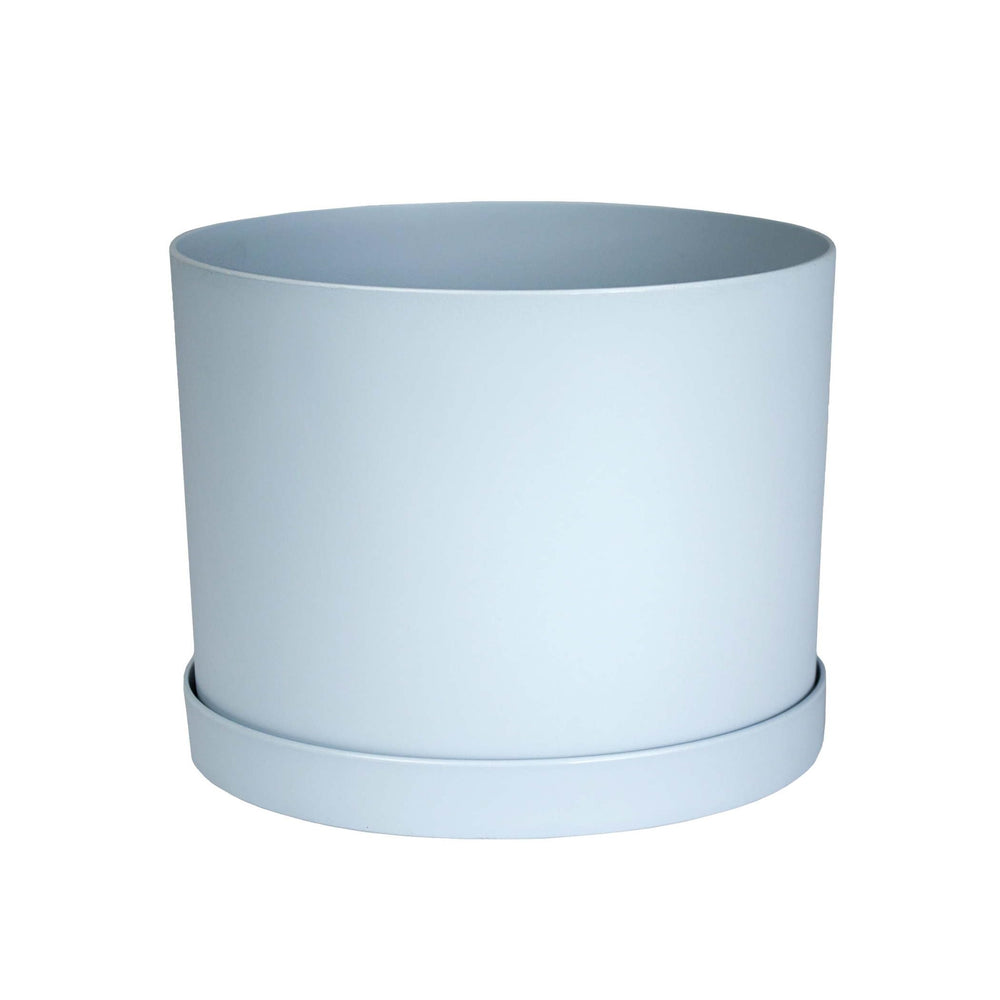 Bloem Mathers 6-inch planter in Misty Blue front view