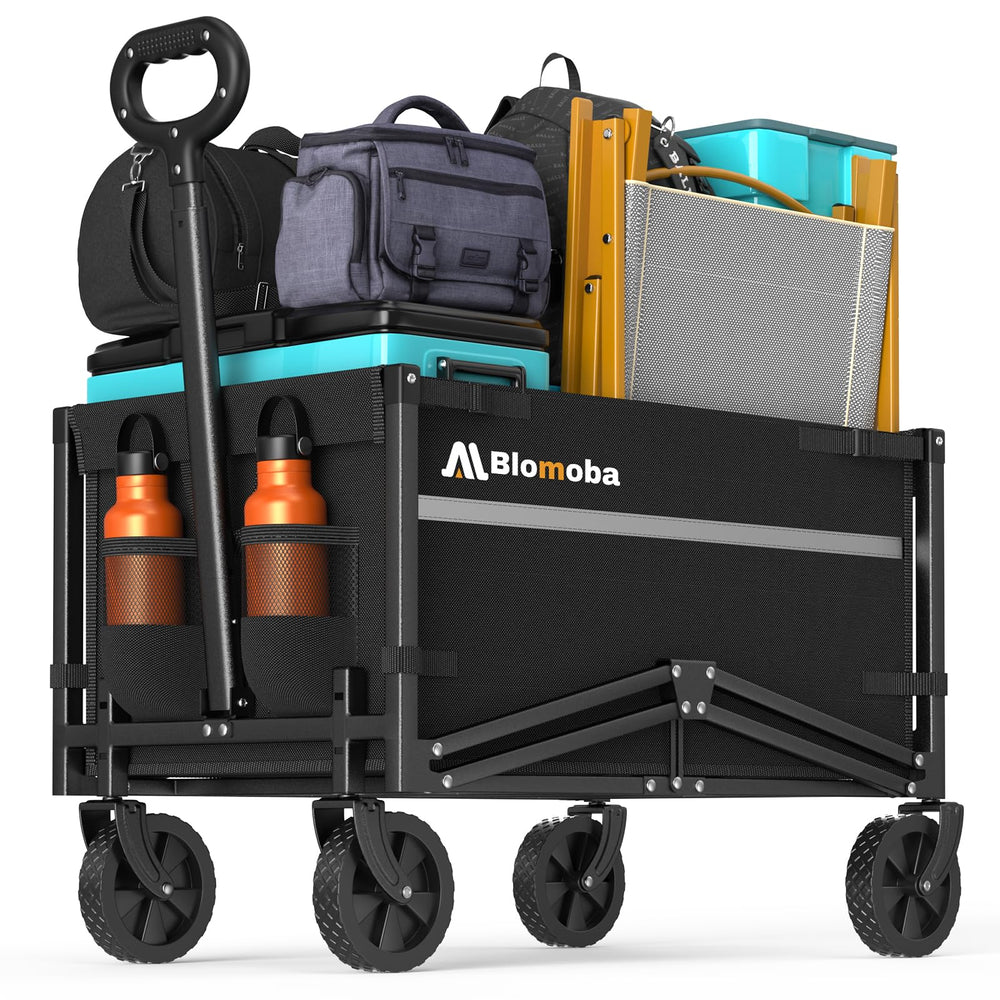 Blomoba Collapsible Wagon Cart unfolded front view
