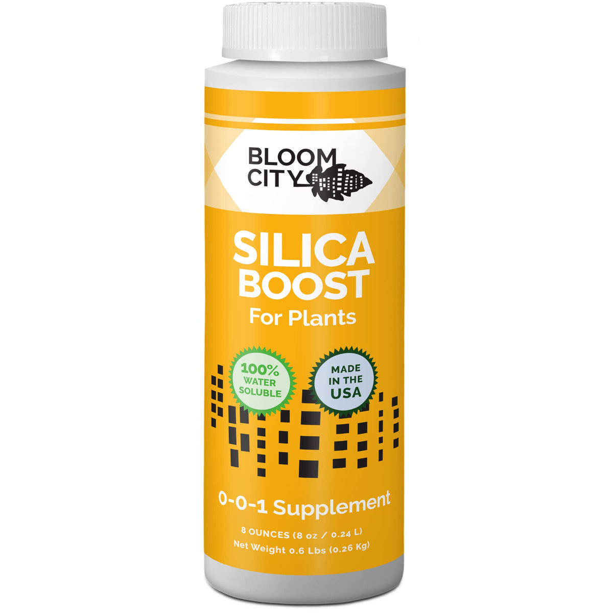 Bloom City Liquid Silica Fertilizer 8 oz bottle front view