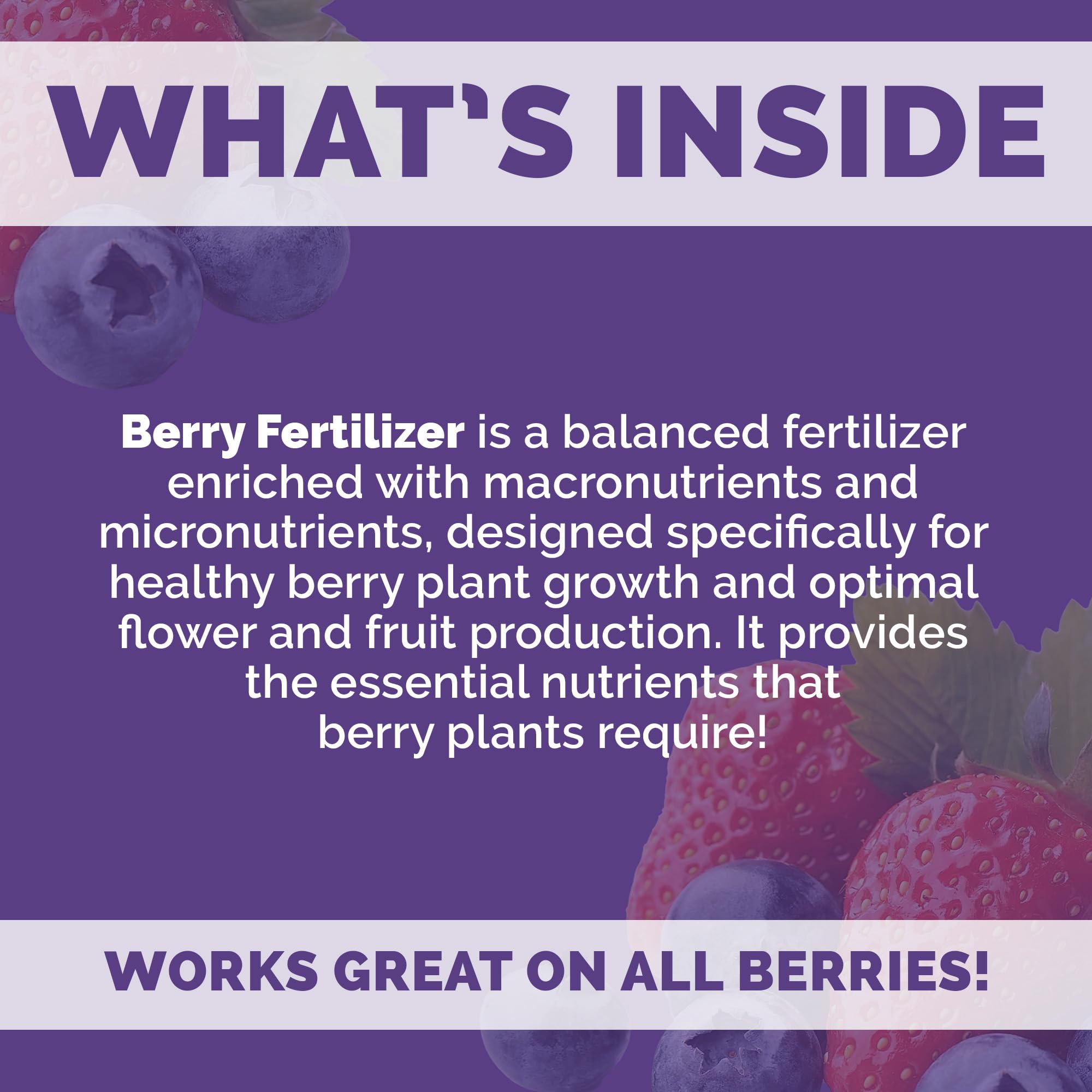 Bloom City Organic Berry Fertilizer 32 oz side view showcasing the liquid