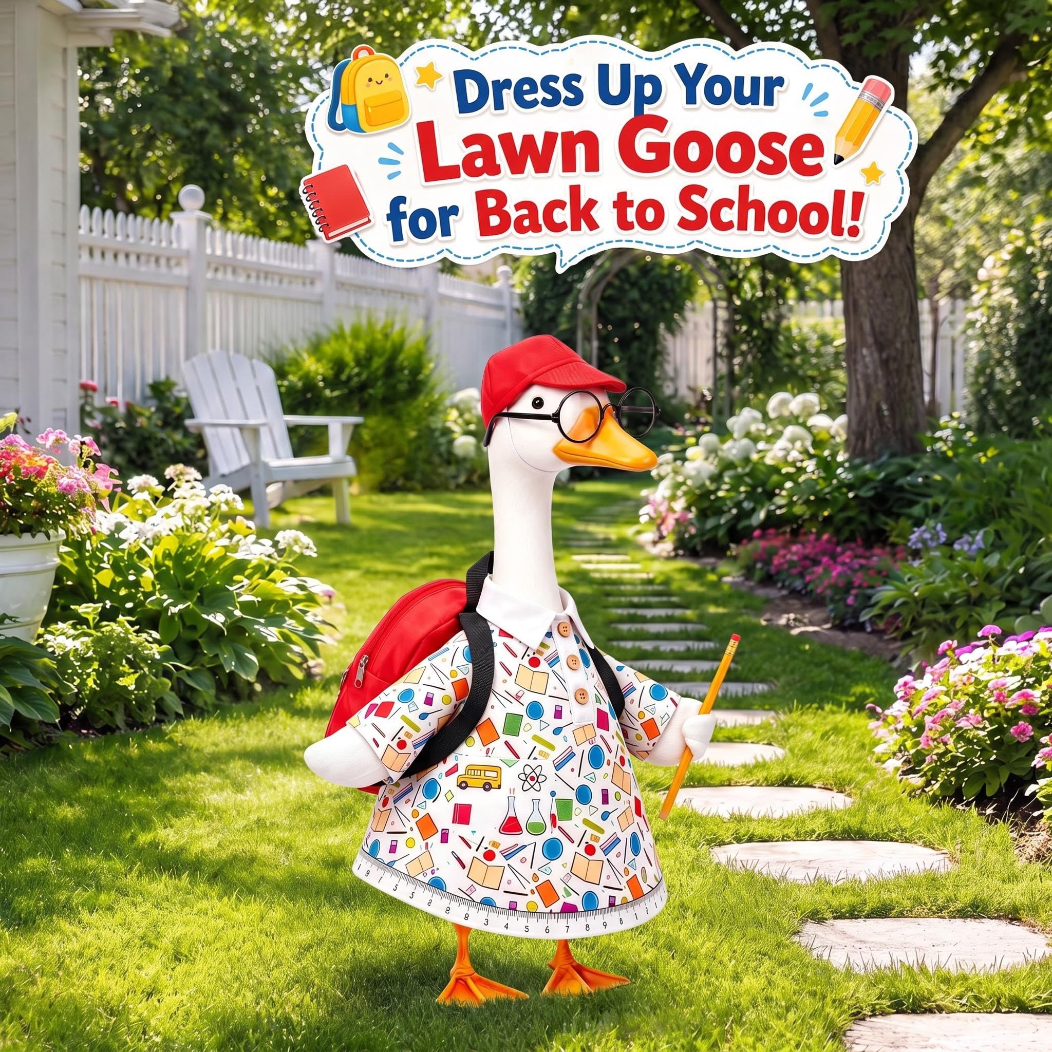 Blosvbo Porch Goose Costume Set packaging