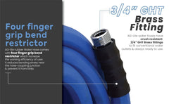 BLUBIRD AG-LITE hose coiled for storage