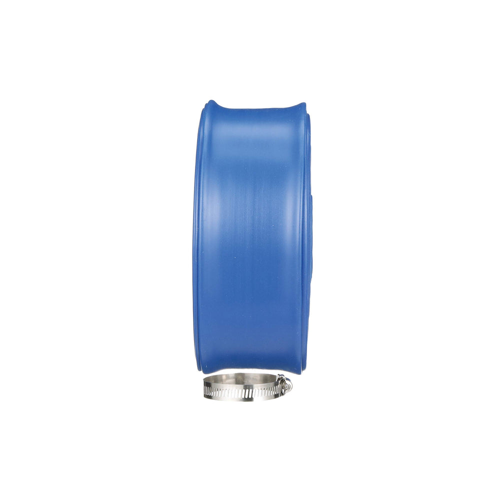 Blue Devil Backwash Hose in use for pool draining
