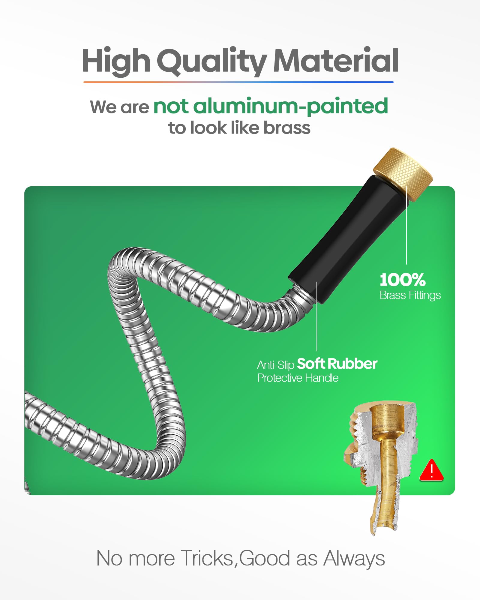 BlueGarden 5 ft hose length comparison with standard hose