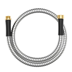 BlueGarden 5 ft Short Metal Garden Hose with brass fittings