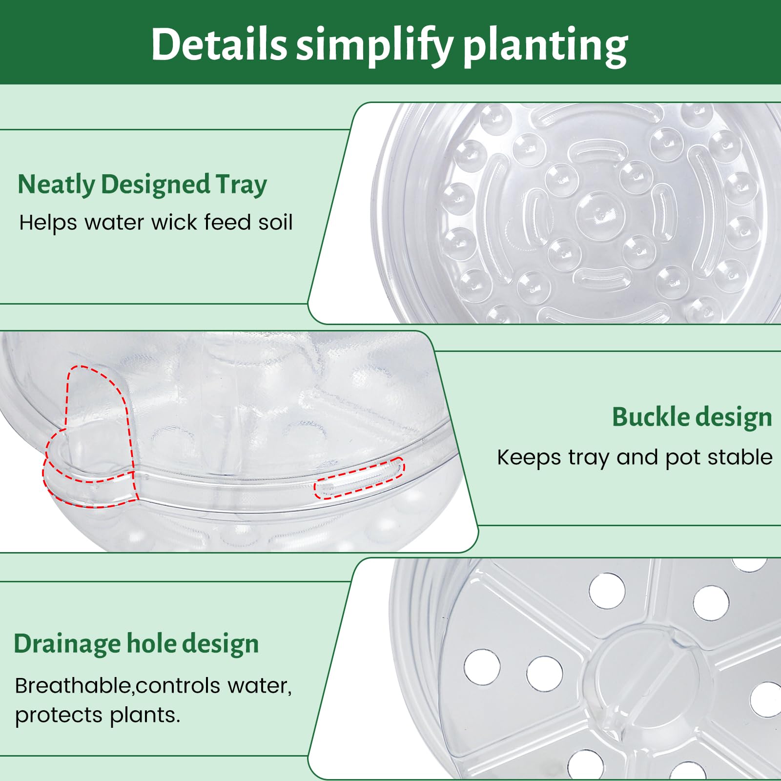 Bluepro pot with plants showing root visibility