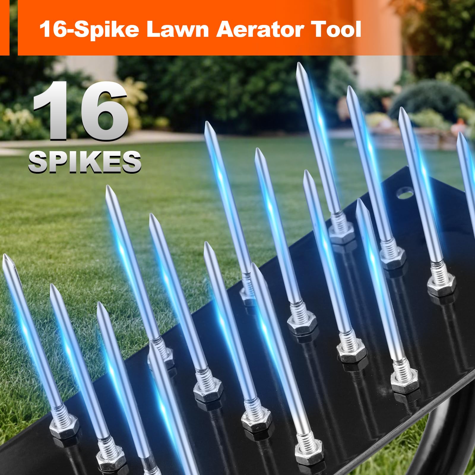 Bluesea Lawn Aerator packaging with product details