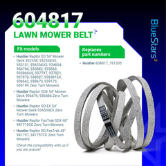 BlueStars 604817 Mower Deck Belt with tools