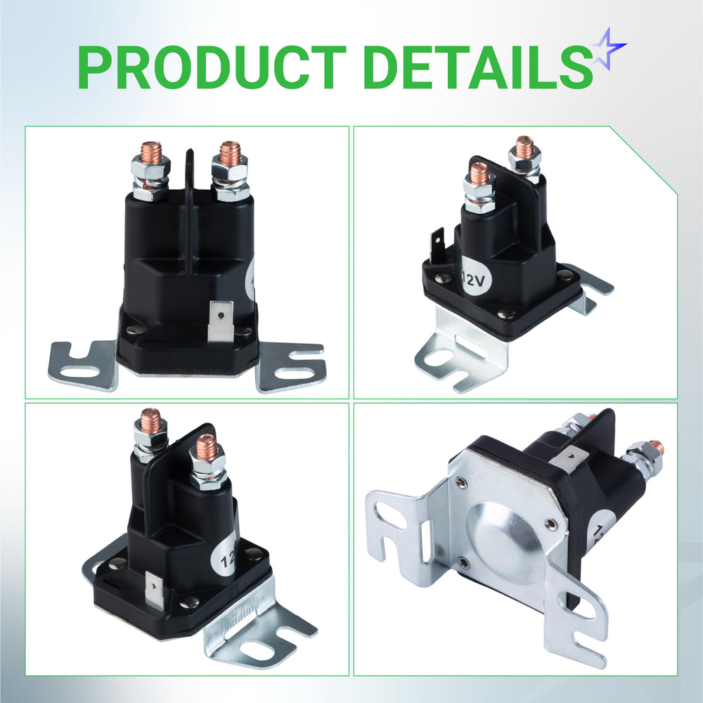 BlueStars 691656 Lawn Mower Starter Solenoid dimensions