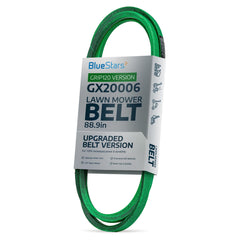 BlueStars GX20006 Drive Belt front view, green aramid cord