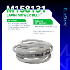 BlueStars M158131 Mower Deck Belt close-up of material