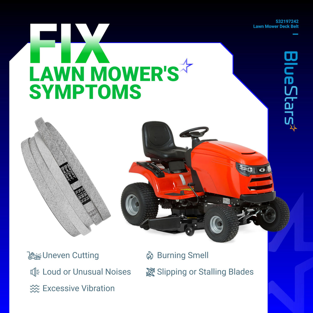 BlueStars Mower Deck Belt on lawn mower