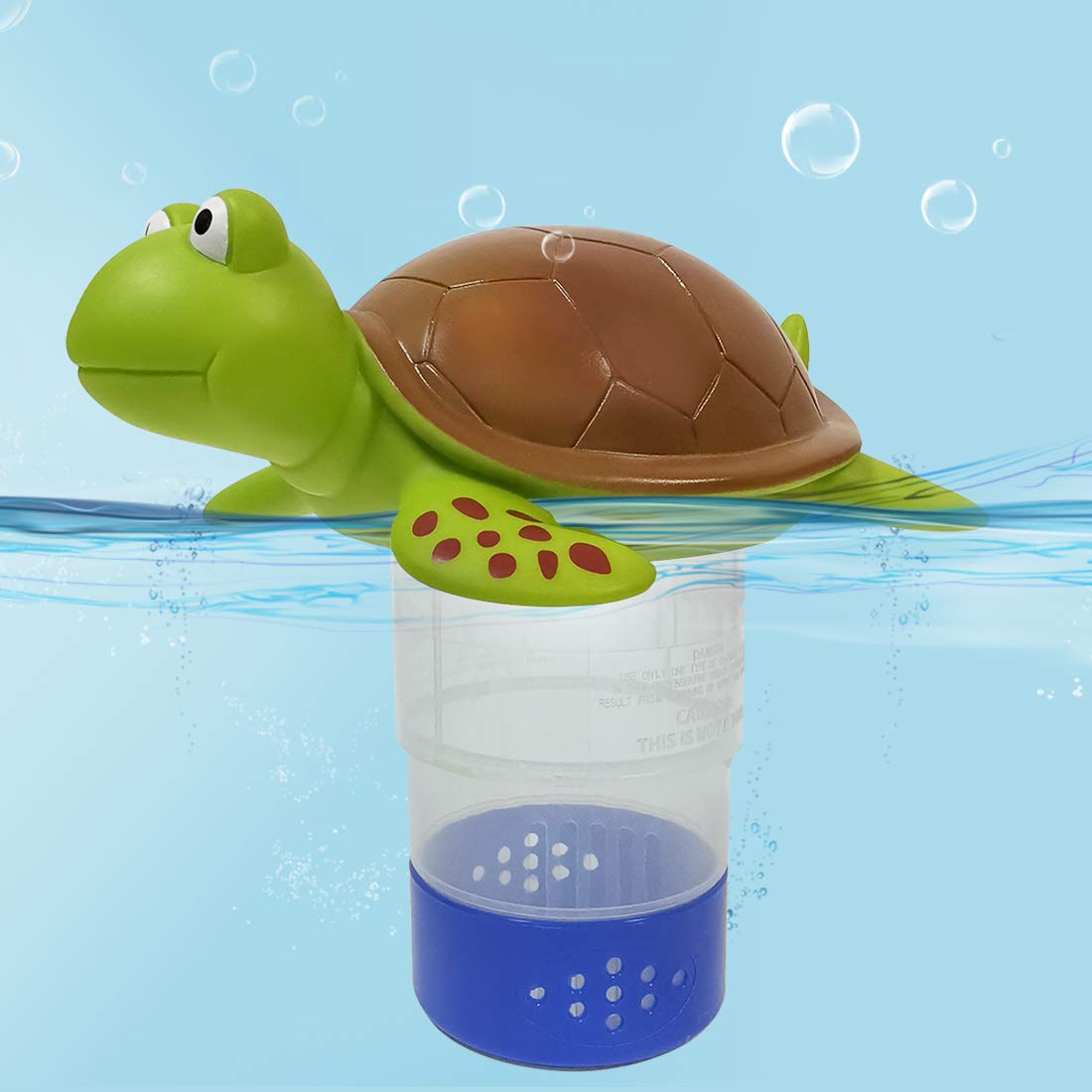 Blufree Chlorine Floater turtle design front view