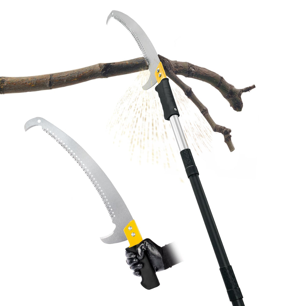 BlumeTrec 11FT Manual Pole Saw with steel blade front view