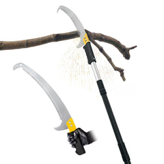 BlumeTrec 11FT Manual Pole Saw with steel blade front view