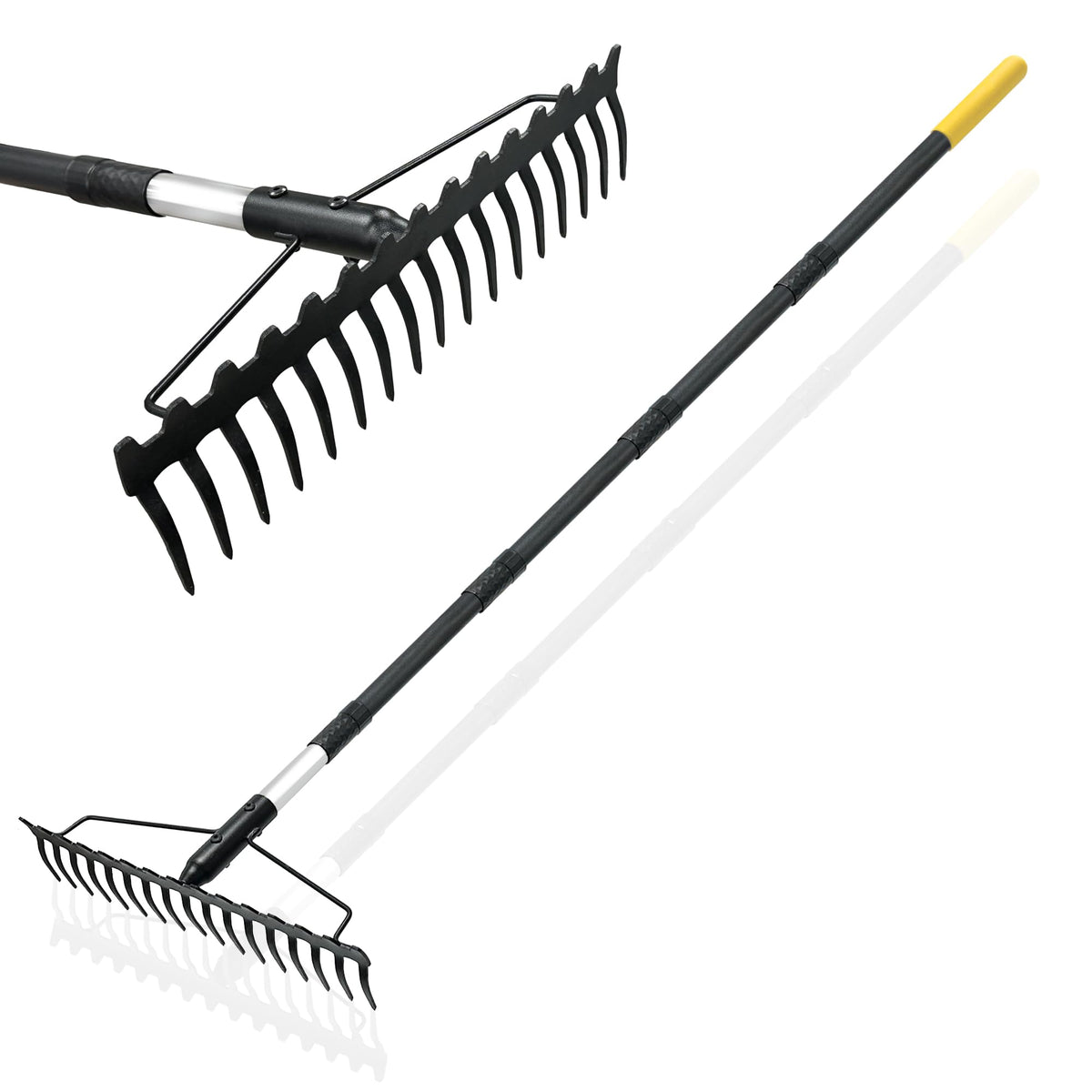 BlumeTrec Bow Rake 68-inch adjustable handle front view