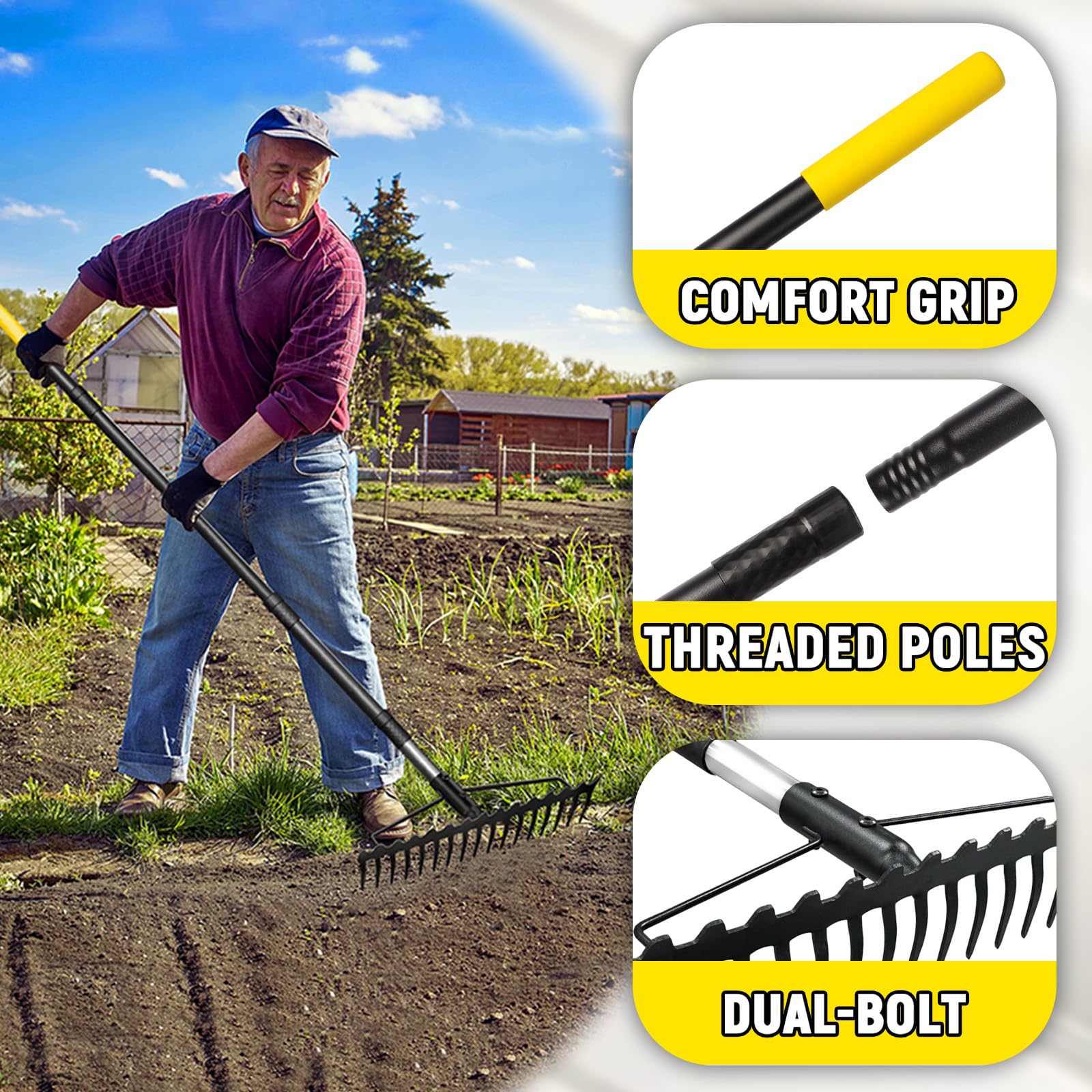 BlumeTrec Bow Rake assembly instructions