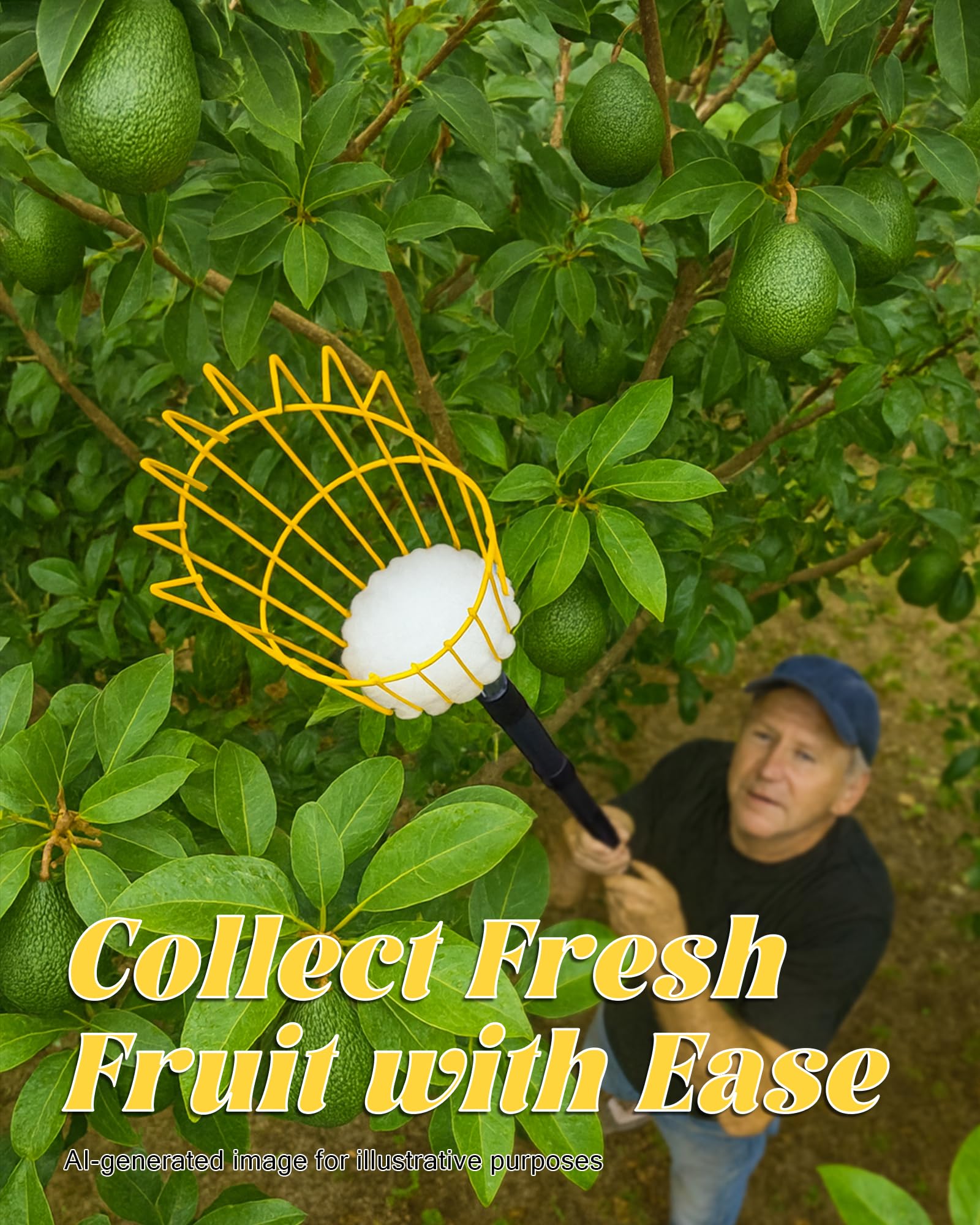 BlumeTrec Fruit Picker basket with foam padding detail