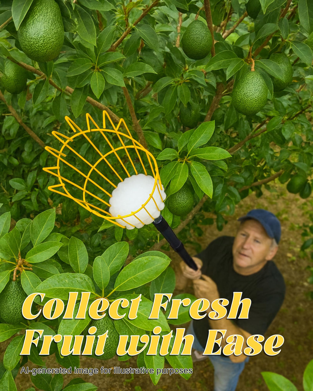 BlumeTrec Fruit Picker basket with foam padding detail