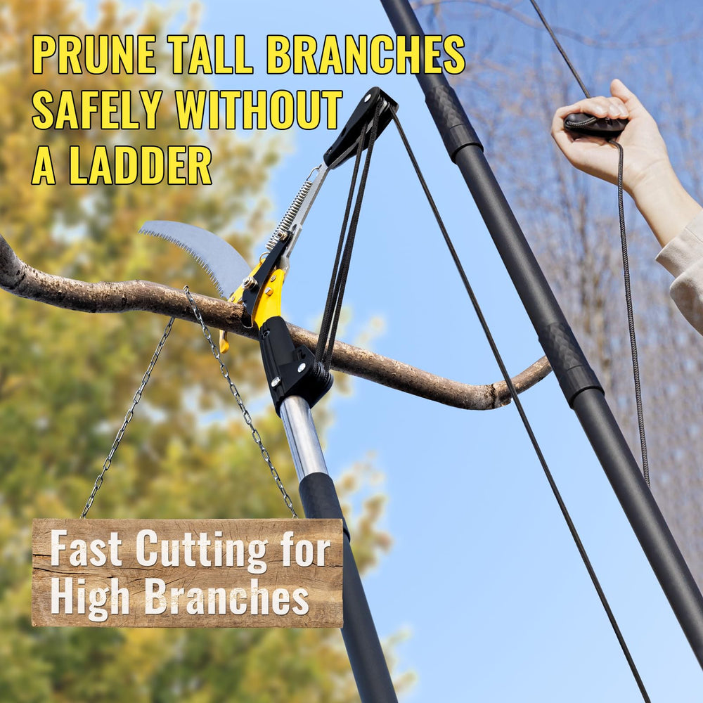 BlumeTrec Pole Saw with 4-pulley system detail