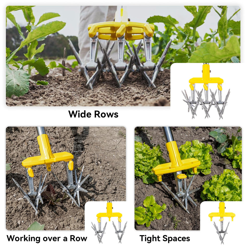 BlumeTrec Rotary Cultivator tines in action on soil