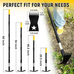BlumeTrec tool showing metal rake teeth