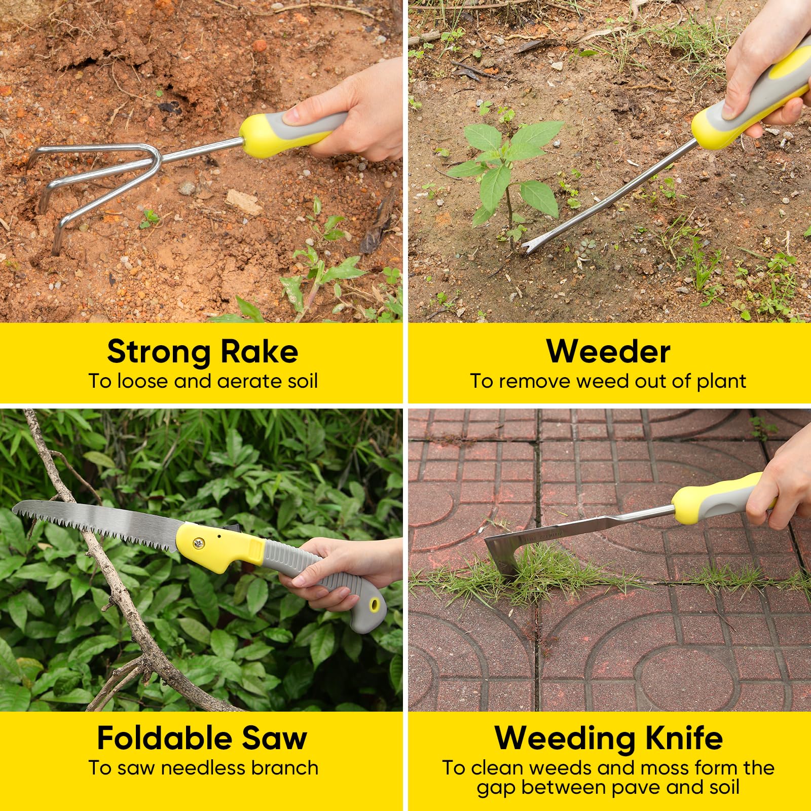 BlumWay pruning shear and weeding knife from the gardening set