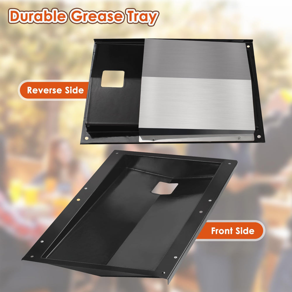 BMMXBI Grease Tray black porcelain steel finish
