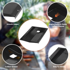 BMMXBI Grease Tray for Weber grill side view