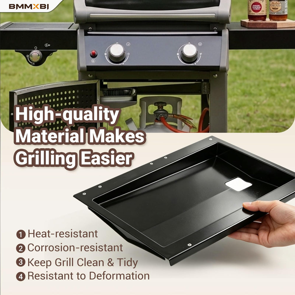 BMMXBI Grease Tray for Weber Spirit 210/220, side view