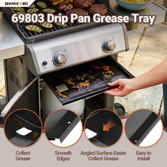 BMMXBI Grease Tray for Weber with stainless steel heat shield