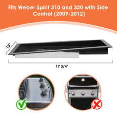 BMMXBI Grease Tray with stainless steel heat shield
