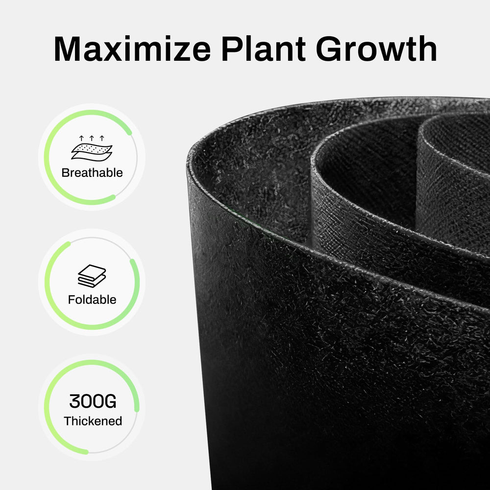 BN-LINK grow bag filled with soil and plants
