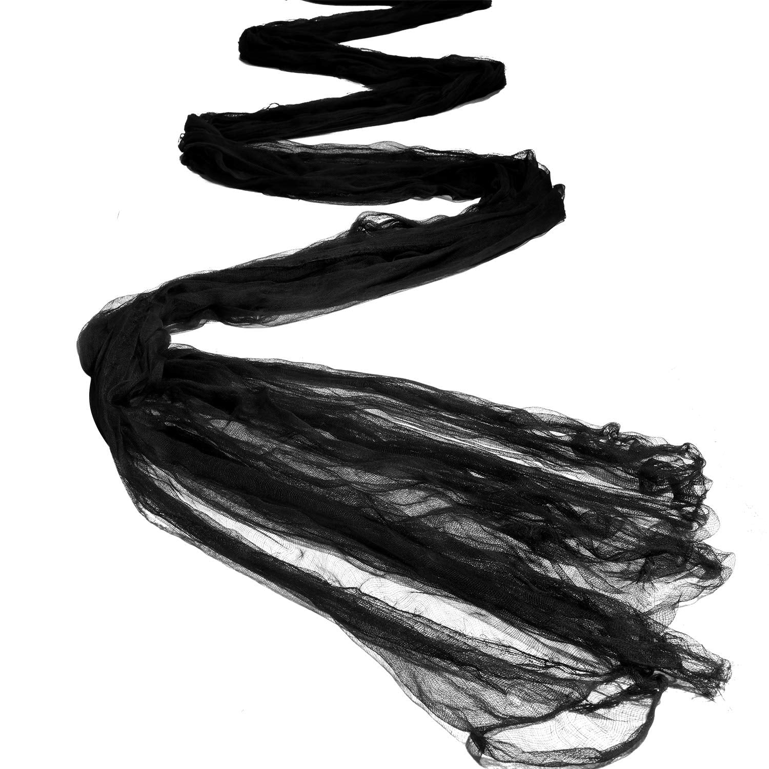 Boao Halloween Cheesecloth Roll hanging as a ghost decoration