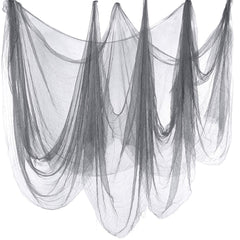 Boao Halloween Gray Cheesecloth 85 x 590 Inch front view