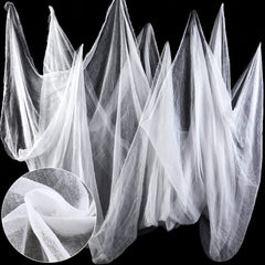Boao Halloween White Cheesecloth 85 x 197 inch folded view