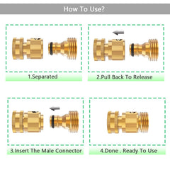 BoArt female swivel connector with rubber washer